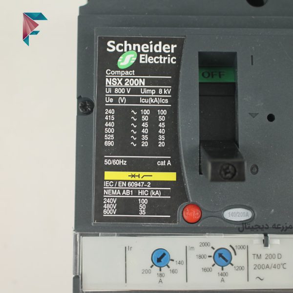 کلید-اتوماتیک-NSX-200N-schneider-مشخصات